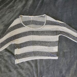 Crop top stripped top